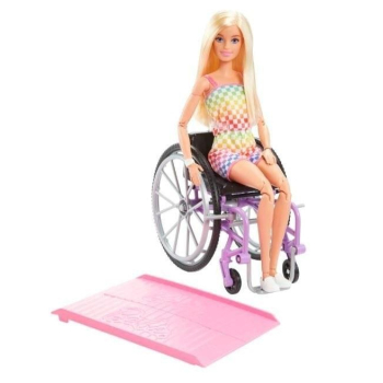 Barbie Fashionistas. Na wózku strój w kratkę HJT13